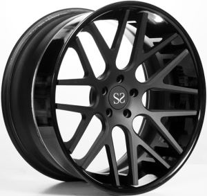 গ্লস ব্ল্যাক 3 পিস নকল চাকা